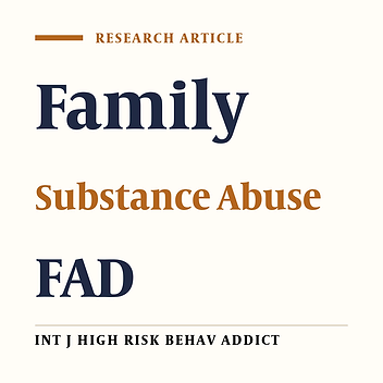 Family Functioning of Addicted and Non-Addicted Individuals: A Comparative Study