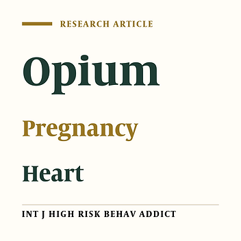 The Rate of Addiction in Parents of Toddlers With Congenital Heart Disease