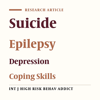 Coping Mechanisms, Depression and Suicidal Risk Among Patients Suffering From Idiopathic Epilepsy