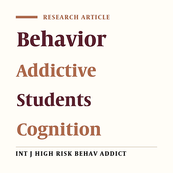 The Role of Meta-cognition in Students' Addiction Potential Tendency