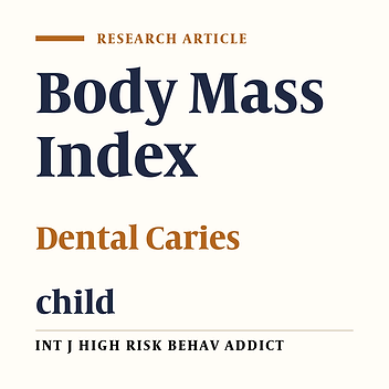 Association Between Body Mass Index and Caries Frequency Among Zahedan Elementary School Children