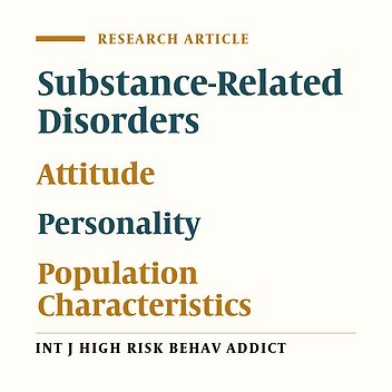 Attitude to Substance Abuse: Do Personality and Socio-Demographic Factors Matter?