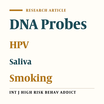 Detection of Salivary Human Papilloma Viruses 16 and 18 (HPV) in Smoker Men in an Iranian Population by PCR: A Pilot Study