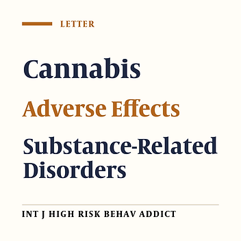 Cannabis Consumption Systemic Adverse Effects