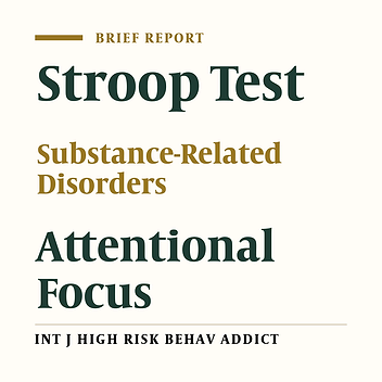 A Comparison of Attentional Bias Towards Drug Cues in Addicts and Non-Addicts