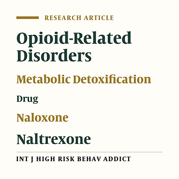 Six-Month Follow-Up Study of Ultrarapid Opiate Detoxification With Naltrexone