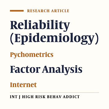 Psychometric Properties of the Persian Language Version of Yang Internet Addiction Questionnaire: An Explanatory Factor Analysis