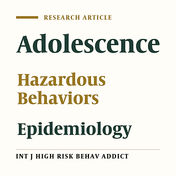 High-Risk Behaviors Related to Intentional and Unintentional Harm in Adolescents of Zahedan, Iran