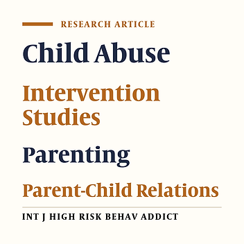 Therapeutic Intervention and Parenting Style of Abusive Parents