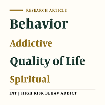 Comparing the Spiritual Health and Quality of Life in Addicted and Non-Addicted Patients in the City of Birjand, Iran
