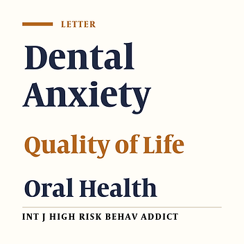 Adult Dental Patients With Avoidance Behaviours