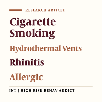 Cigarette Smoking and Skin Prick Test in Patients With Allergic Rhinitis