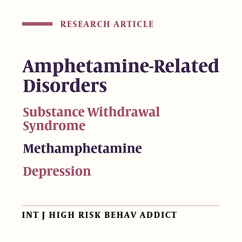 Effect of Abstinence on Depression, Anxiety, and Quality of Life in Chronic Methamphetamine Users in a Therapeutic Community