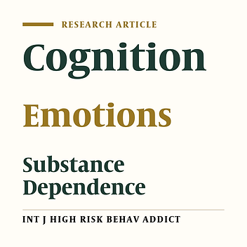 Metacognitive and Meta-Emotional Styles in Patients With Alcohol and the Other Substance Dependence