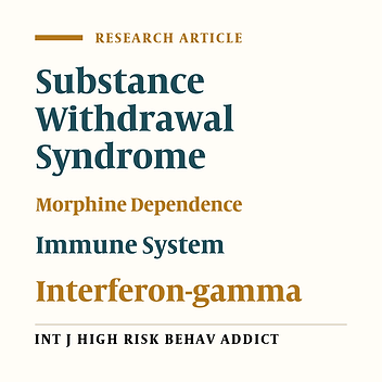 Effect of Moderate Exercise on Serum Interferon-Gamma and Interleukin-17 Levels in the Morphine Withdrawal Period