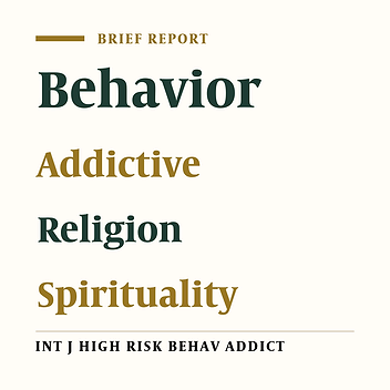 Religious Commitment Inventory - 10: Psychometric Properties of the Farsi Version in Assessing Substance Abusers