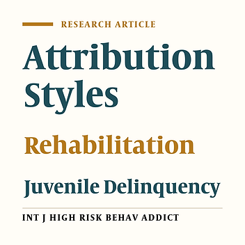 Effectiveness of Optimism Skills Group Training: Examination of the Attributional Styles of Boys at the Kerman Juvenile Correction and Rehabilitation Center