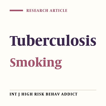 Association Between Tuberculosis and Smoking