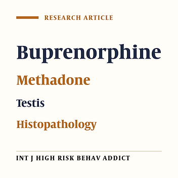 A Quantitative and Qualitative Study of Rat Testis Following Administration of Methadone and Buprenorphine