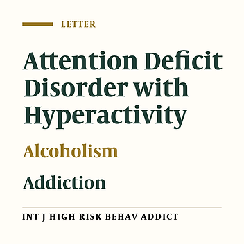 Predictive Ability for Drug Use in Sub-Clinical Students with Attention Deficit Hyperactivity Disorder by Questionnaire Survey