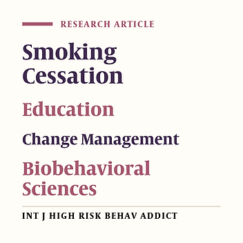 Smoking Cessation Education Program Among Automobile Factory Workers: An Interventional Study from Bam, Iran