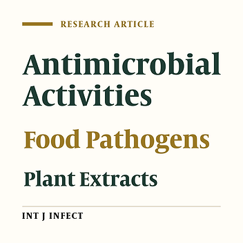 The Antimicrobial Effects of Medicinal Plants on Pathogenic Food Bacteria