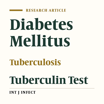 Evaluation of Active Pulmonary Tuberculosis Among Patients With Diabetes