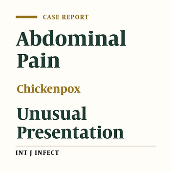 Acute Abdomen : A Rare Presentation of Chickenpox