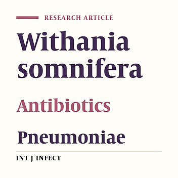 Evaluation of Antibacterial Activity of Withania somnifera Leaf Extracts against Antibiotic-Resistant Isolates of Klebsiella pneumoniae