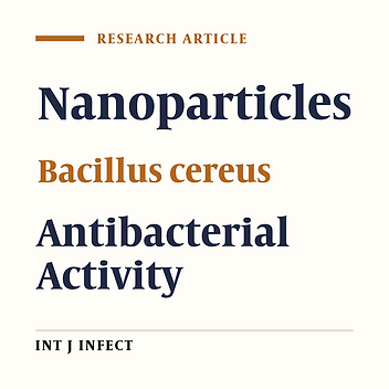 Antibacterial Effects of Silver Nanoparticles Produced by Satureja hortensis Extract on Isolated Bacillus cereus from Soil of Sistan Plain