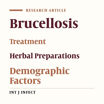 Evaluation of Isfahan Inhabitant Attitude About Brucellosis and Common its Herbal Treatment