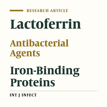 The Antimicrobial Effect of Lactoferrin on Gram-Negative and Gram-Positive Bacteria