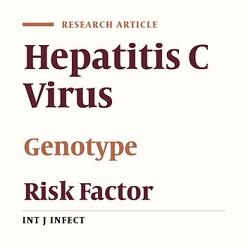 Hepatitis C Virus Genotypes in Patients Referred to Educational Hospitals in Zahedan (2009 ‒ 2013)