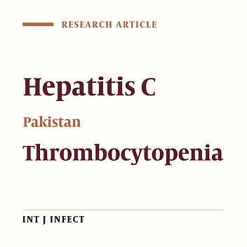 Thrombocytopenia as a Clinical Manifestation of Hepatitis C Among Patients With a Positive Anti-HCV Test
