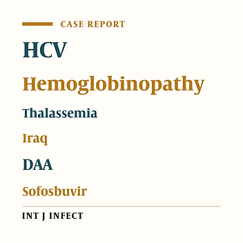 Sofosbuvir-Containing Regimen for the Treatment of Hepatitis C Virus in a Patient With Sickle-Thalassemia: The First Case Report