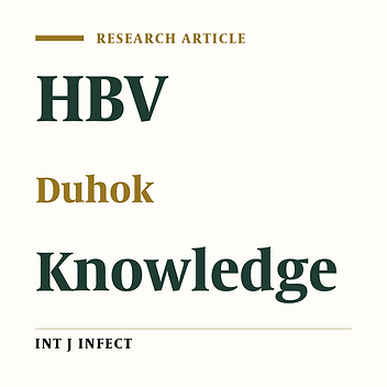 Hepatitis B Knowledge Among Healthy Volunteers in Duhok City, Kurdistan Region, Iraq