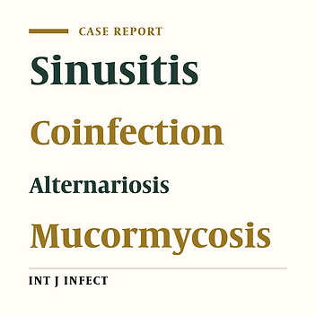Invasive Rhinosinusitis due to Alternaria alternata and Rhizopus arrhizus Mixed Infection: A Case Report and Review