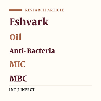 Evaluation of Antimicrobial Activity of Essential Oil of Eshvark (Rhazya stricta) Against Two Strains of Staphylococcus aureus and Listeria monocytogenes