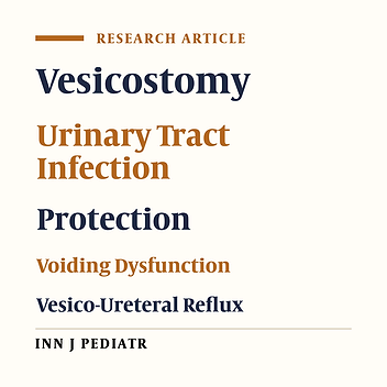 Protective Temporary Vesicostomy for Upper Urinary Tract Problems in Children: A Five-Year Experience