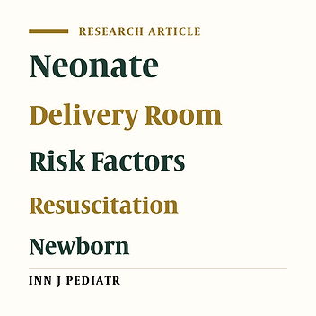 Neonatal Resuscitation in the Delivery Room from a Tertiary Level Hospital: Risk Factors and Outcome