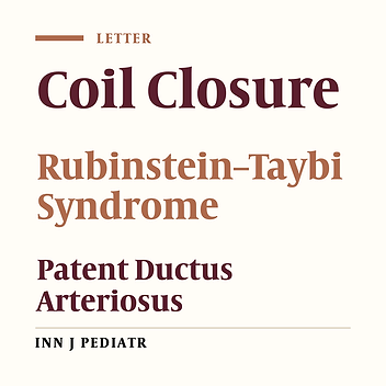 Patent Ductus Arteriousus Device Closure in an Infant with Rubinstein–Taybi Syndrome