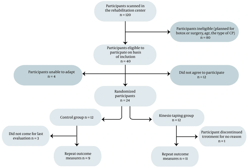 Flow chart of the participants Flow chart of the participants