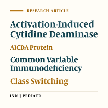 Expression of Activation-Induced Cytidine Deaminase Gene in B Lymphocytes of Patients with Common Variable Immunodeficiency