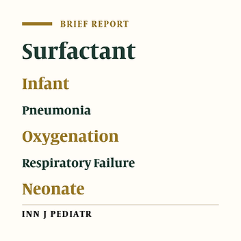 The Effects of Surfactant on Oxygenation in Term Infants with Respiratory Failure