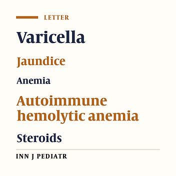 Autoimmune Hemolytic Anemia due to Varicella Infection