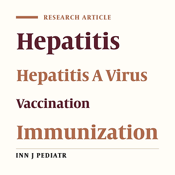 Shifting Epidemiology of Hepatitis A Infection and Vaccination Status of Children Aged 6 Months-12 Years: Time for Mass Vaccination