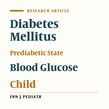 The Prevalence of Diabetes and Prediabetes Among Elementary School Children in Birjand