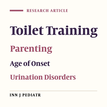 Toilet Training in Iranian Children: A Cross-Sectional Study