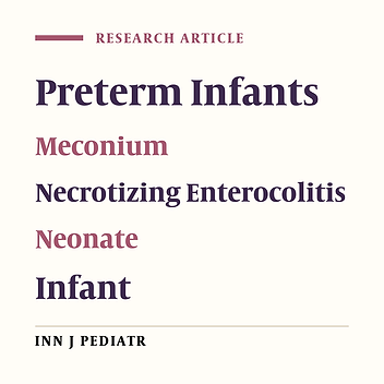 Delayed Meconium Passage in Small vs. Appropriate for Gestational Age Preterm Infants: Management and Short-Term Outcome