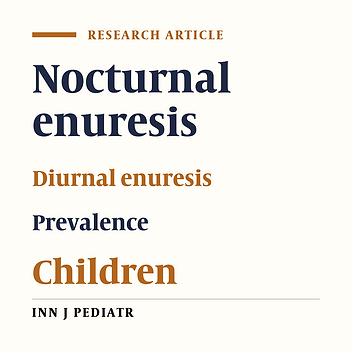 Prevalence of Nocturnal Enuresis in School Aged Children The Role of Personal and Parents Related Socio-Economic and Educational Factors